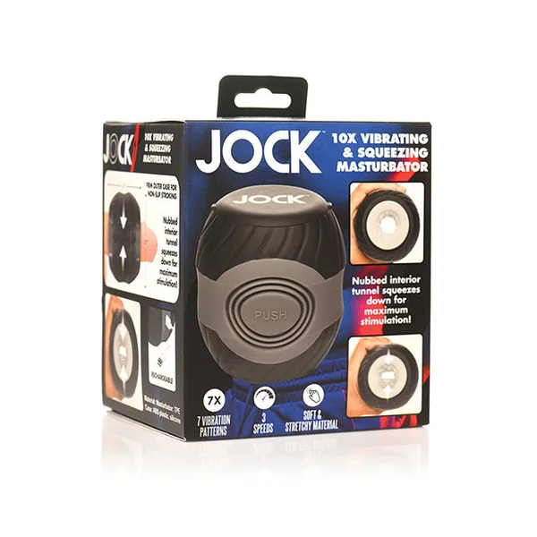 Curve Toys Jock 10x Vibrating Double Masturbator