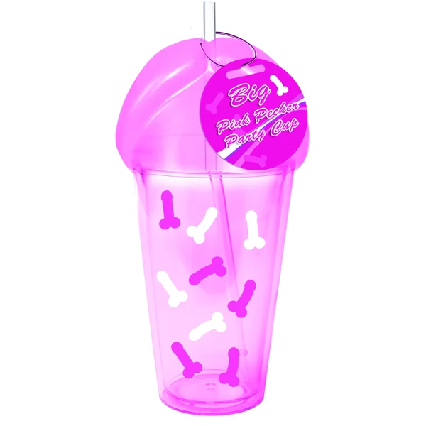 (D) BIG PINK PECKER PARTY CUP