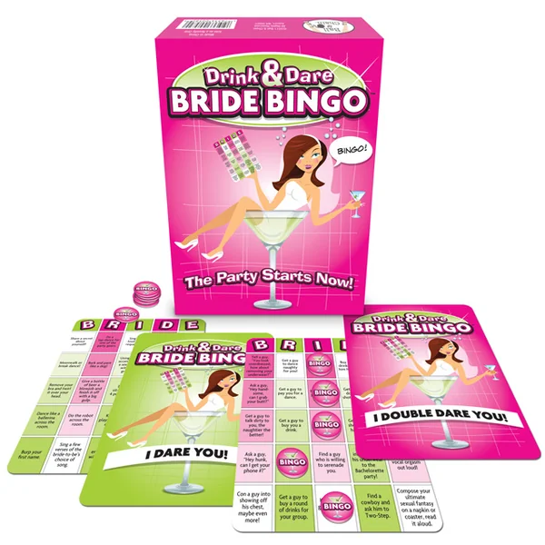 (D) DRINK & DARE BRIDE BINGO