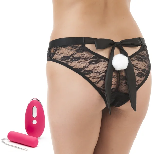(D) HAPPY RABBIT REMOTE CONTRO PANTIES VIBRATOR O/S PINK