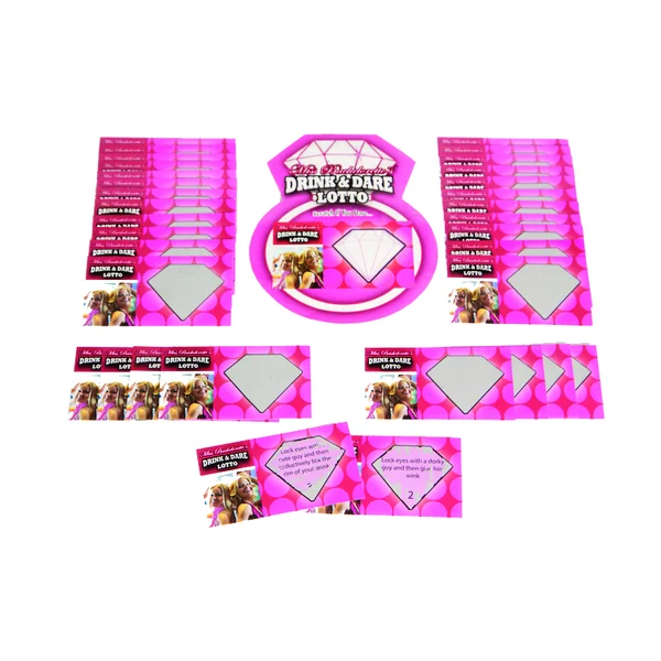(D) MISS BACHELORETTES DRINK DARE LOTTO