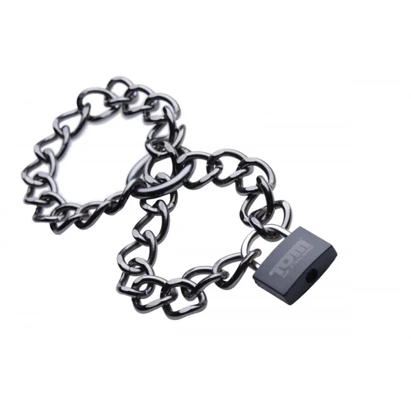 (D) TOM OF FINLAND LOCKING CHA CUFFS