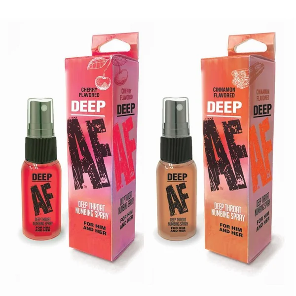 Deep AF Deep Throat Numbing Spray for All 1 oz (29 mL) - 2 Flavors to Choose From