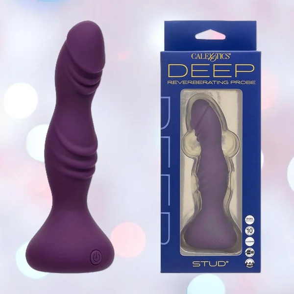 Deep Stud Reverberating Probe: Rippled Textured Vibrator