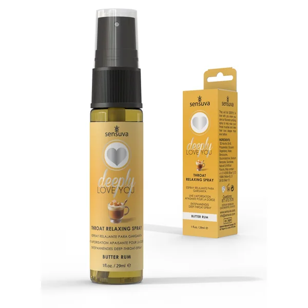 DEEPLY LOVE YOU THROAT SPRAY RELAXING BUTTER RUM 1 FL OZ