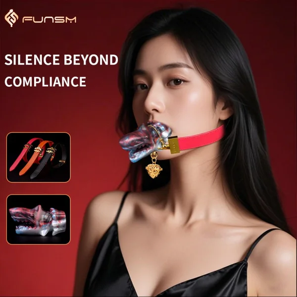 Deep-Sea Fantasy Shark Ball Gag – Silicone Sex Toys for Women Extreme Bondage Oral Restriant