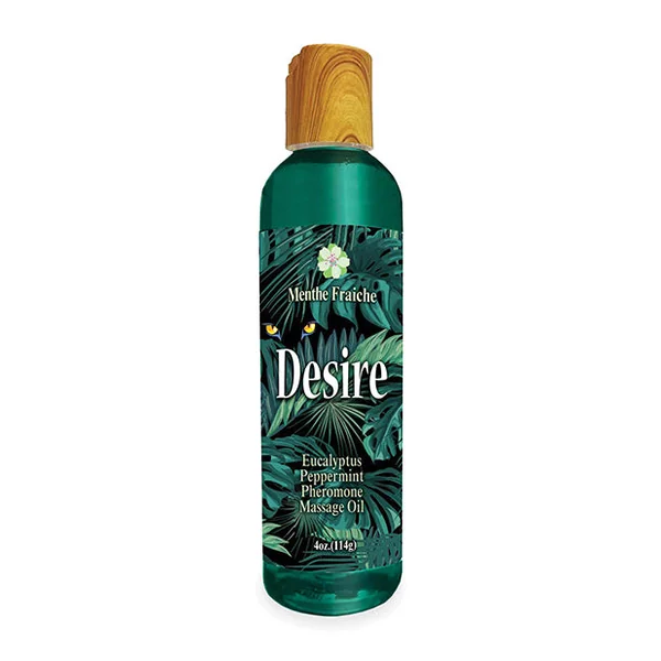 Desire Pheromone Massage Oil - 4 Oz Eucalyptus/peppermint