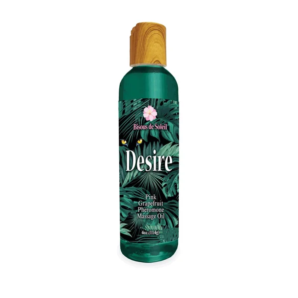 Desire Pheromone Massage Oil 4 Oz - Pink Grapefruit