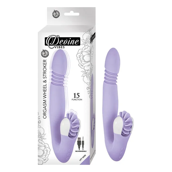 DEVINE VIBES ORGASM WHEEL & STROKER PURPLE