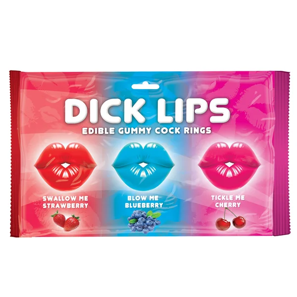 Dick Lips Edible Gummy Cock Rings