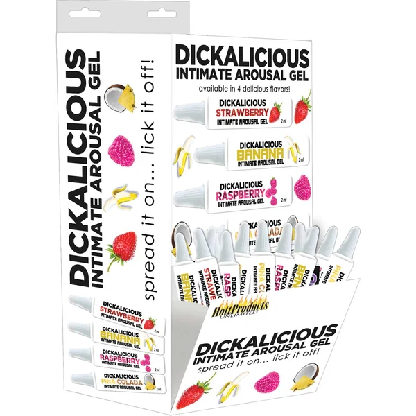 Dickalicious - 2ml Tubes Wall Mount - 144 Pc Display