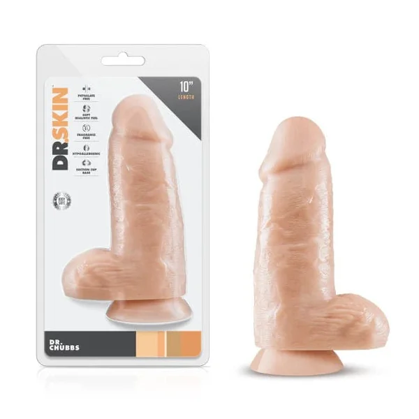 Dildo - Blush Novelties - Dr. Skin Dr. Chubbs - 10 Inches