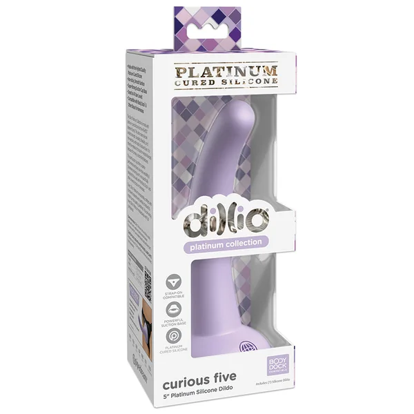 Dillio Platinum Curious Five Dildo - Purple