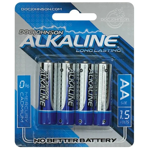 Doc Johnson Alkaline Batteries – AA 4 Pack