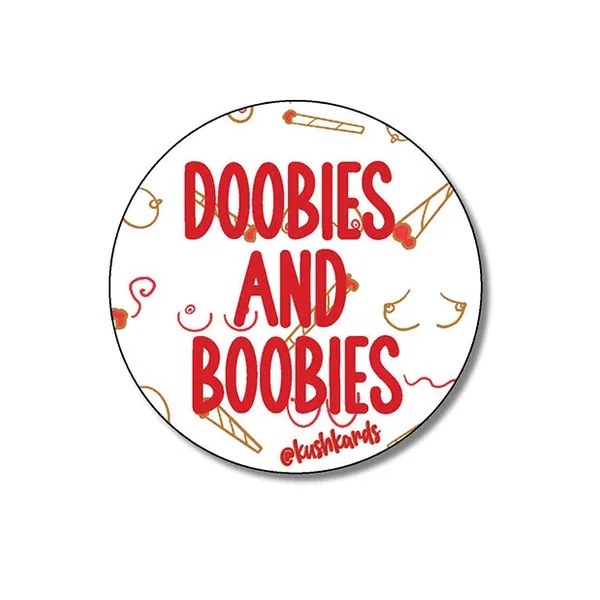 Doobies and Boobies Sticker – Pack of 3