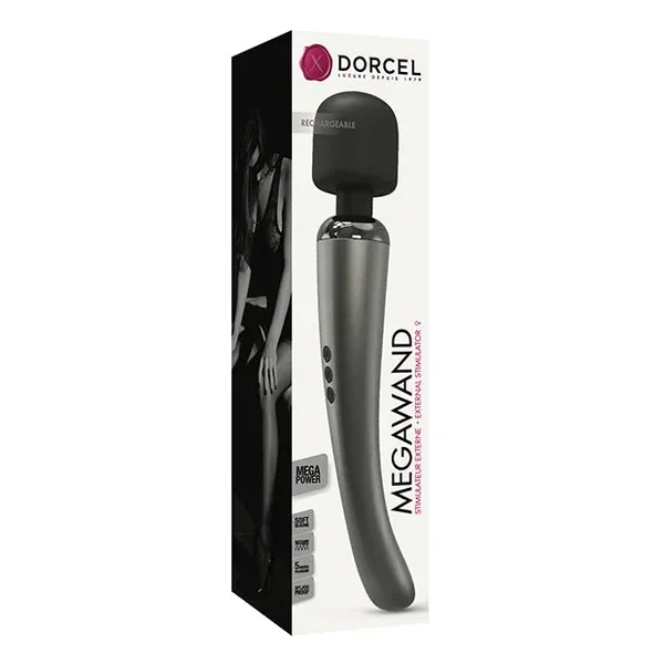 Dorcel Megawand Rechargeable Wand – Chrome Silver