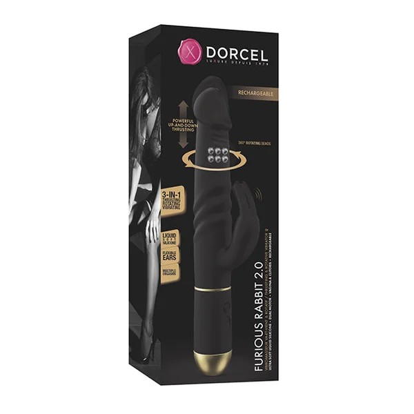 Dorcel Thrusting & Spinning Furious Rabbit 2.0 - Black