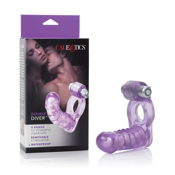Double Diver Vibrating Enhancer W-flexible Penetrator