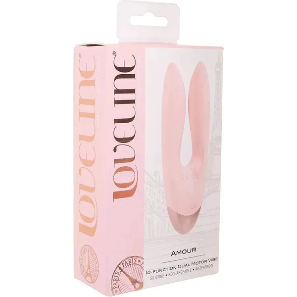 Double Stimulation Vibrator - Loveline Amour | Precision, Pleasure & Elegance
