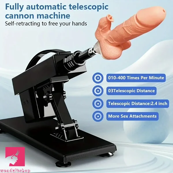 Double-head Vibration Swing Cannon Dildo Machine For Clit Insertion