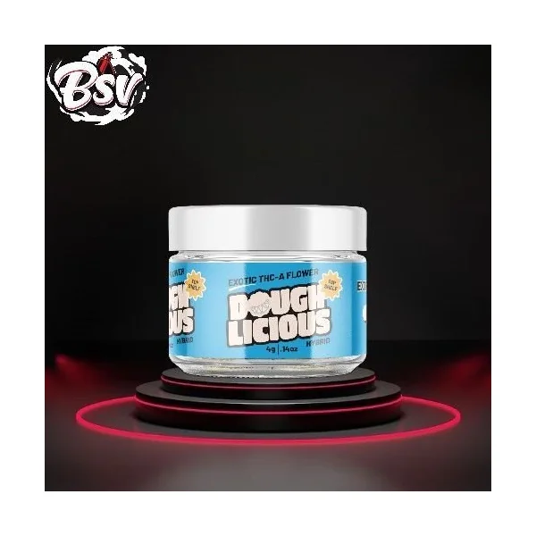 Dough Licious 4g Exotic THC-A Flower Blueberry Cupcake