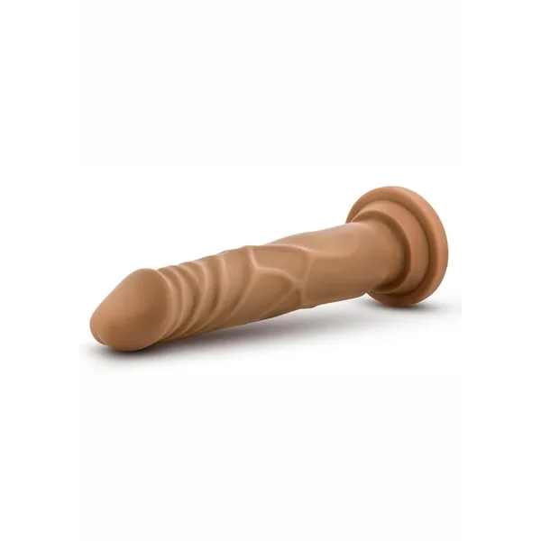 Dr. Skin Silver Collection Realistic Cock Basic 7.5 Dildo 7.5in – Caramel