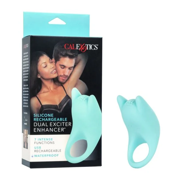 Dual Exciter Enhancer Vibrating Cock Ring by Cal Exotics