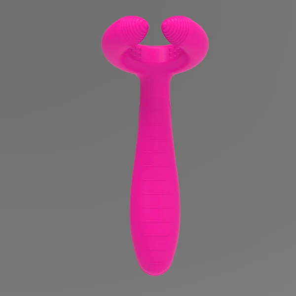 Dual Head Flexible Vibrator-Red