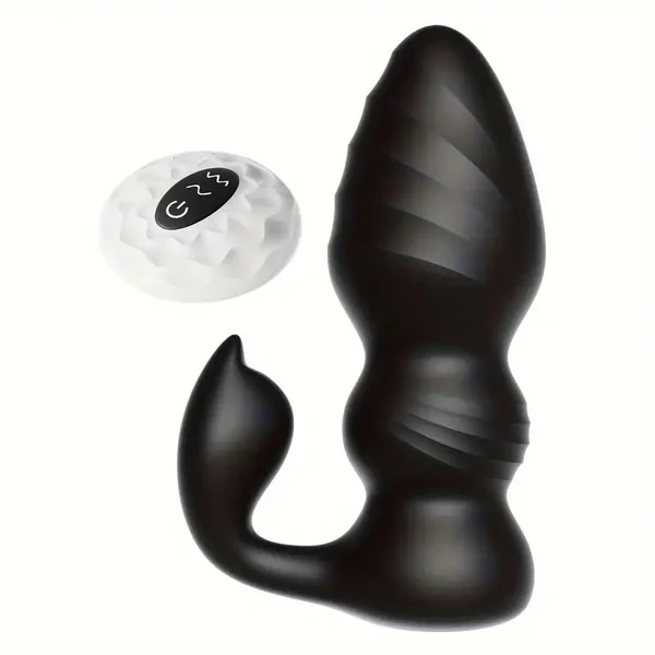 Dual Vibration Motor 7 Frequency Double Earthquake Anal Butt Plug