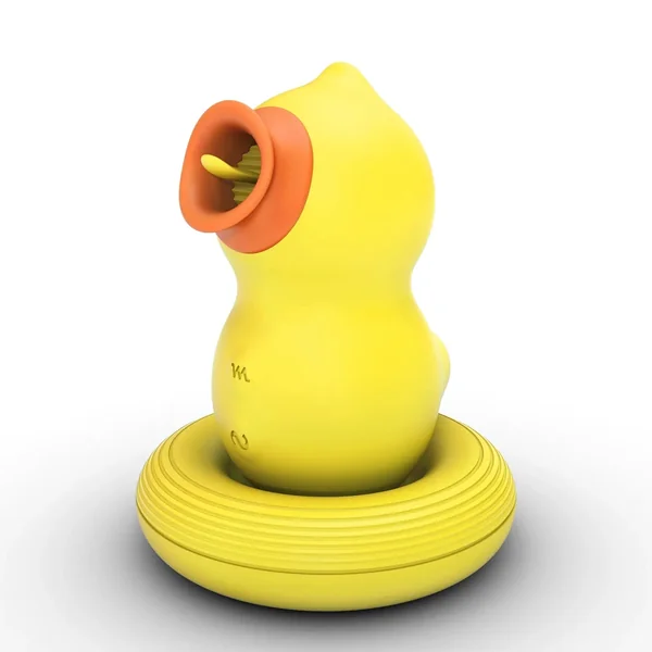 DucKing Sucking & Licking Rubber Duck Vibrator