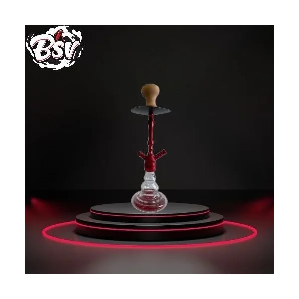 Dud Hookah Ferrari Flame 1-Hose Red