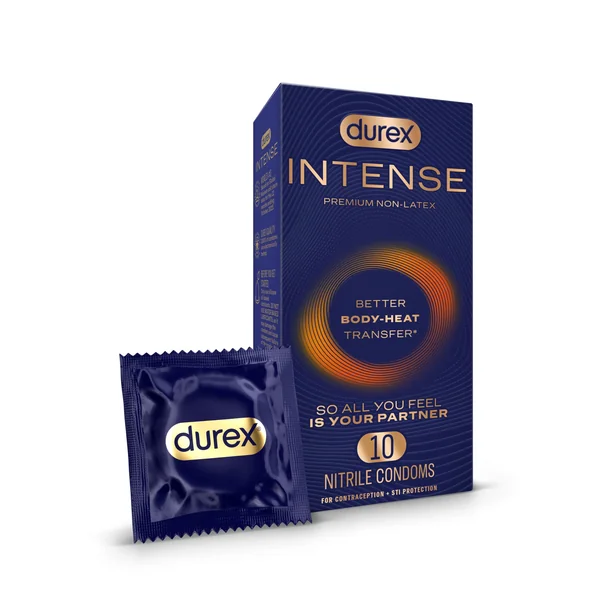 Durex Intense Nitrile - 10 Count Condoms - Non-Latex