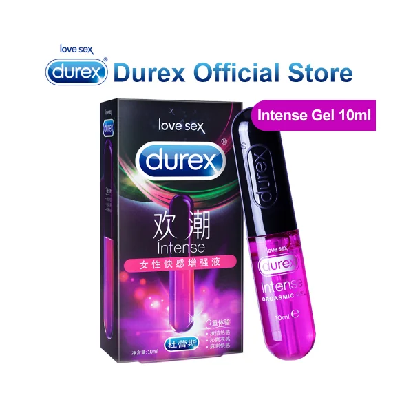 Durex Intense Orgasmic Gel 10ml Lubricant Sex Drops Strong Enhance Exciter for Women Safe Sex Toys