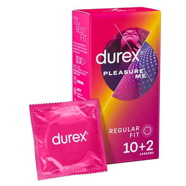Durex Pleasure Me Textured Latex Condoms