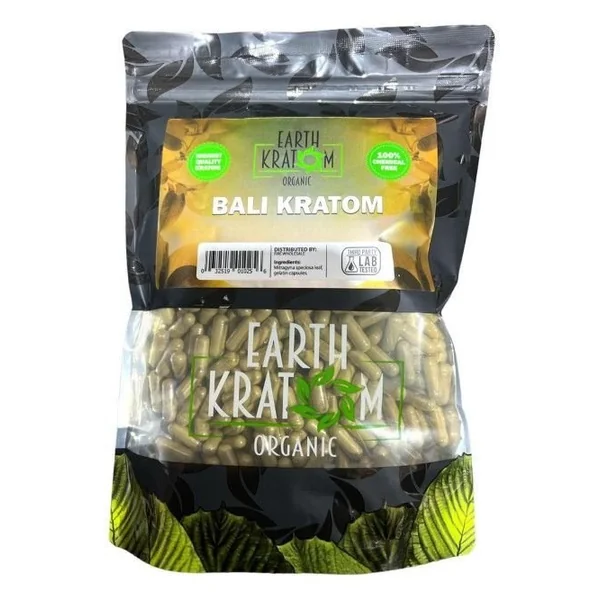 Earth Kratom 750ct Capsules Bali