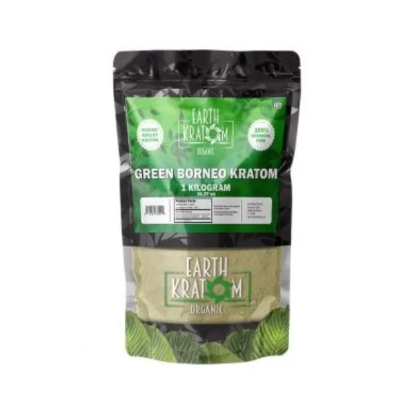 Earth Kratom Kilo Powder Green Borneo