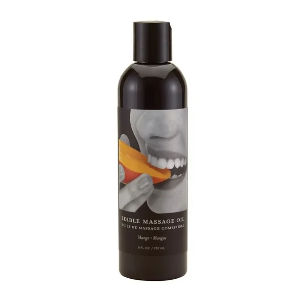 Earthly Body Edible Massage Oil – 8 oz Mango
