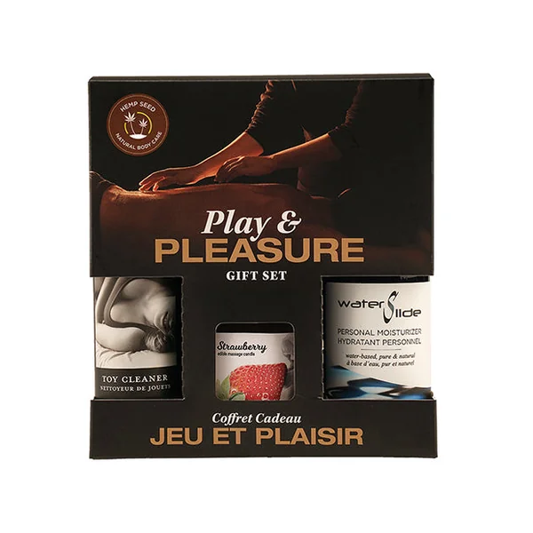 Earthly Body Play & Pleasure Gift Set - Asst. Strawberry
