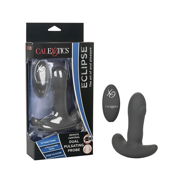 Eclipse Remote Control Dual Pulsating Probe - Black