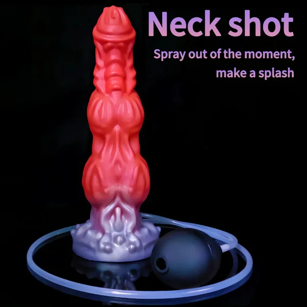 Ejaculating Monsterdildo Anal Butt Plug - Fantasy Cumming Dildos Women Masturbation Toy
