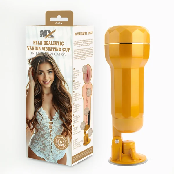 Ella Realistic Electric Vagina Cup male masturbator