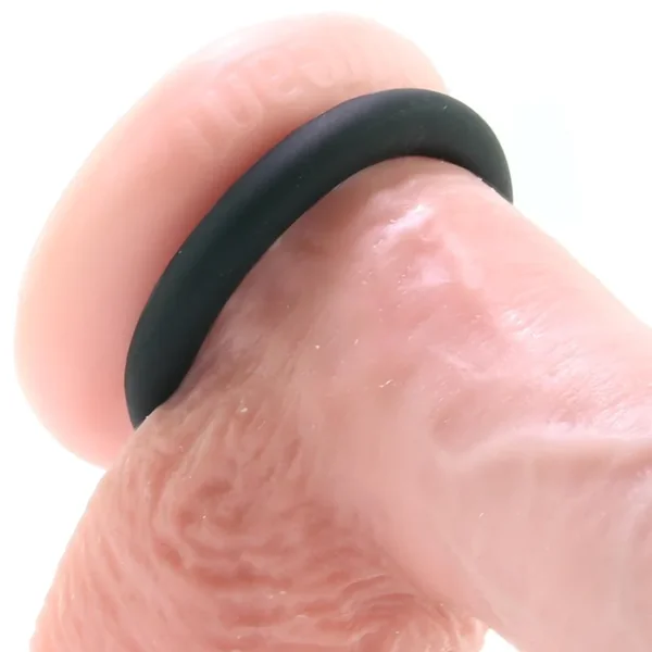 Enduro Plus Thick Silicone Penis Ring Black