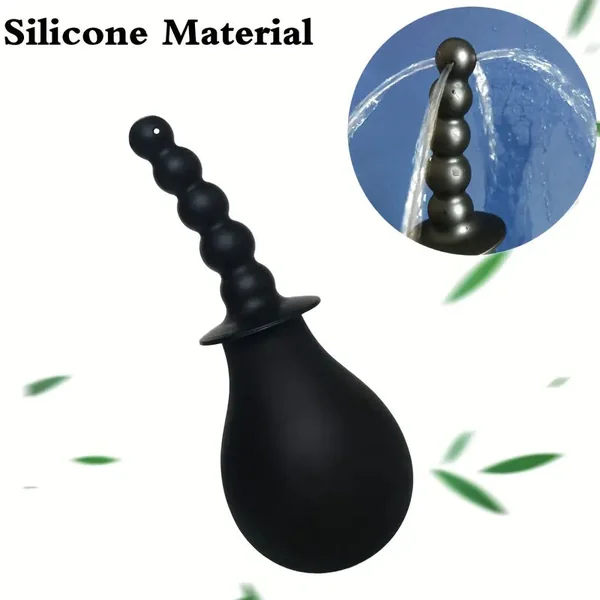 Enema Anal Toy Silicone Bottle Colon Cleanse Detox Connecting Shower