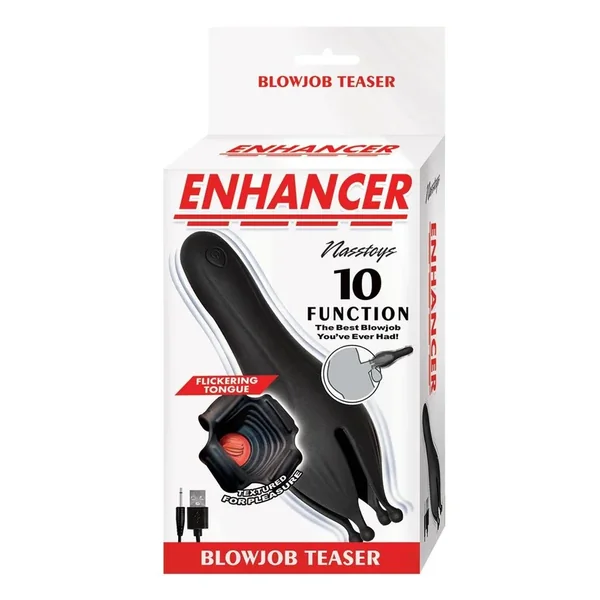 Enhancer Blow Job Teaser Rechargeable Silicone Masturbator