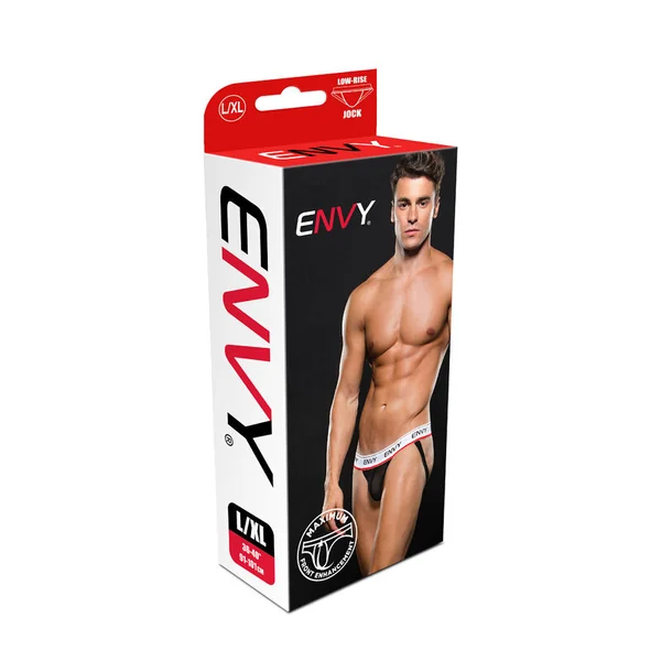 ENVY LOW-RISE JOCK BLACK L/XL