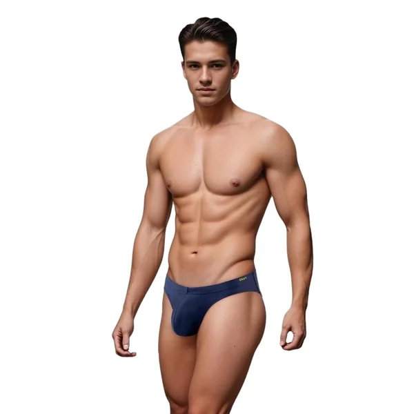 Envy Sexy Slinky Brief-Navy-S/M