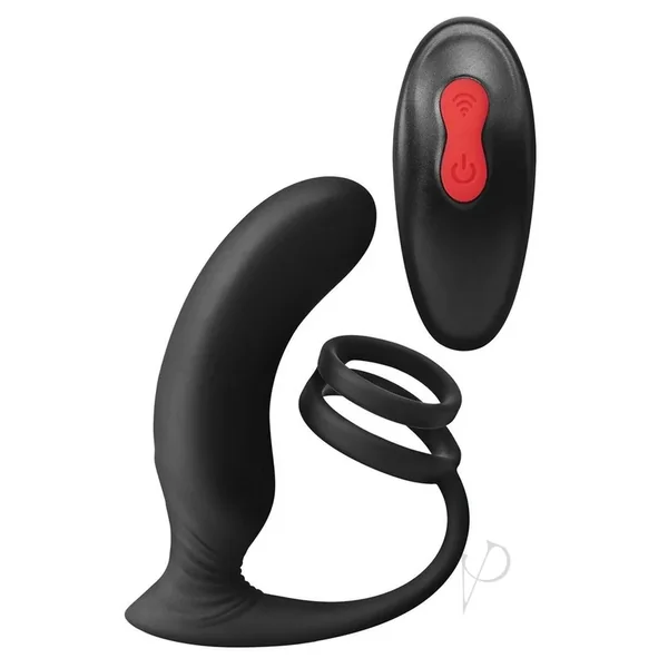 Envy Toys Thumbs Up Remote Controlled Rechargeable Silicone Prostate Massager and Dual Stamina Ring