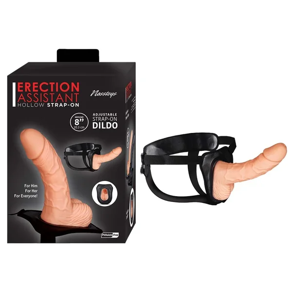 Erection Assistant – Hollow Strap-On 8in