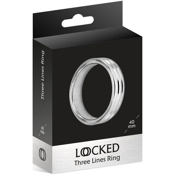 Erection ring - Locked - Three Lines Ring