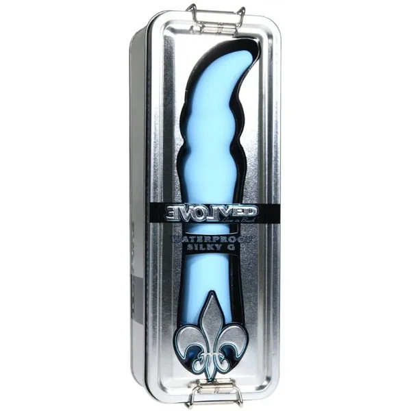 Evolved “Fleur De Lis” Silky G -Blue